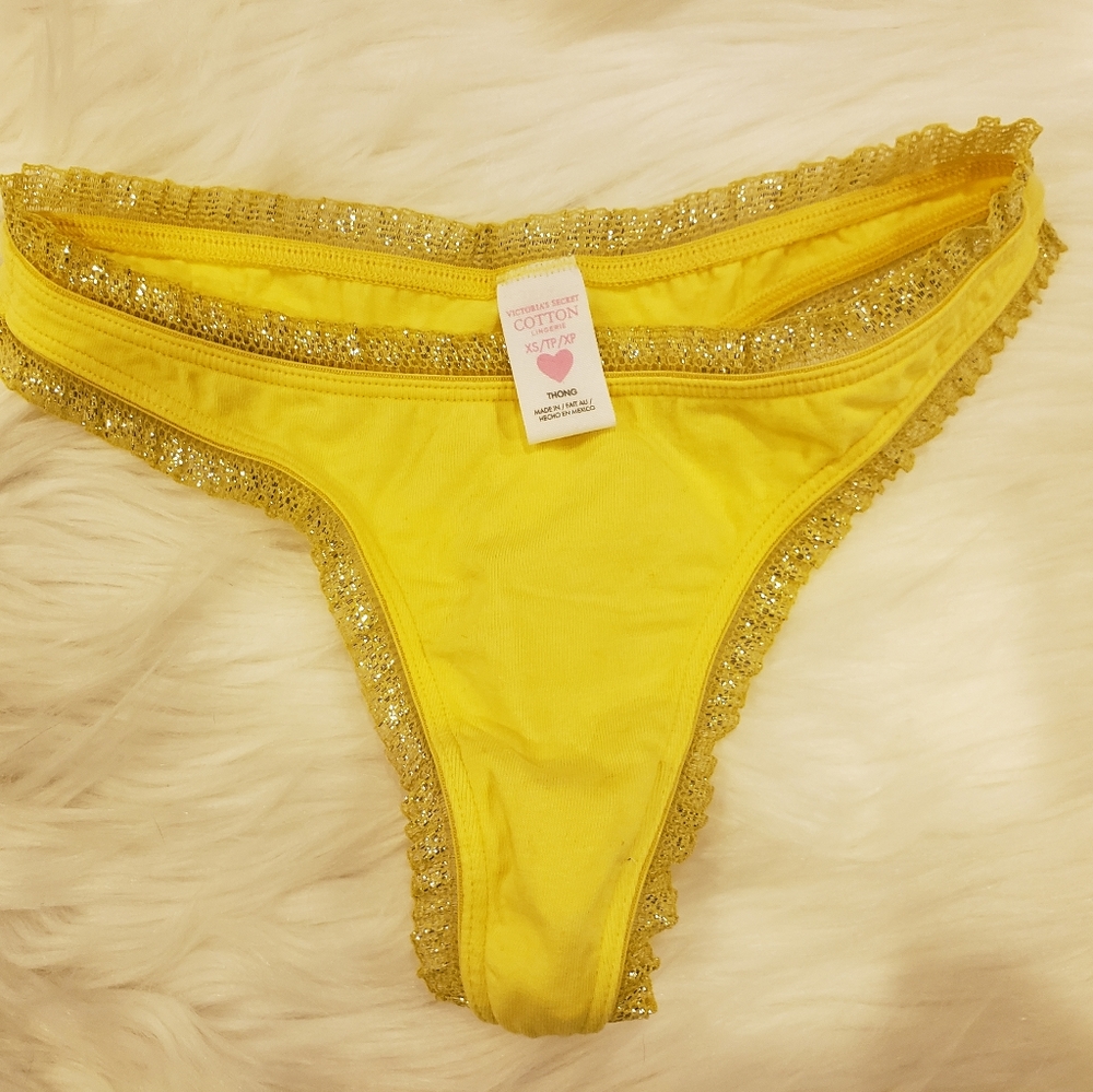 Victoria's Secret Cotton Thong XS